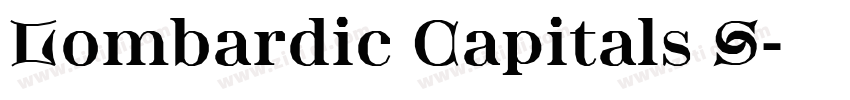 Lombardic Capitals S字体转换